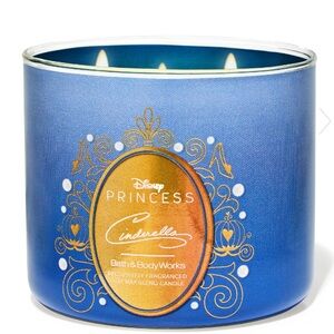 Disney Princess Cinderella Bath & Body Works Limited Edition 3 wick candle